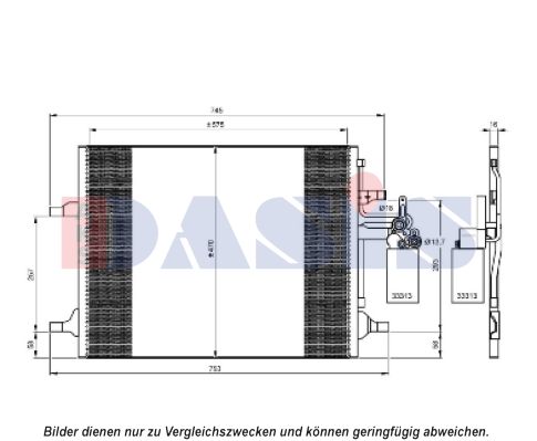 AKS DASIS kondensatorius, oro kondicionierius 222012N